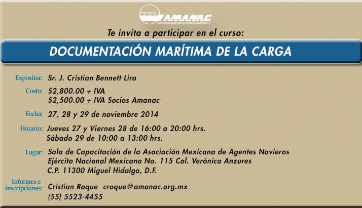 Documentación Marítima de la Carga